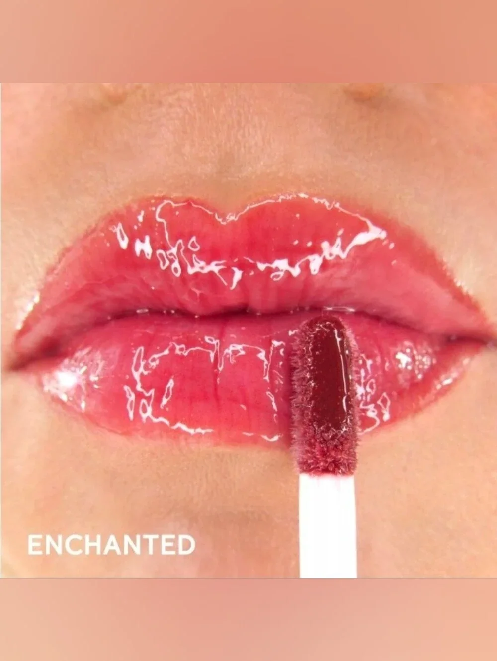 NIB! WINKY LUX,  Very There Lip Oil, Enchanted (warm mahogany brown)